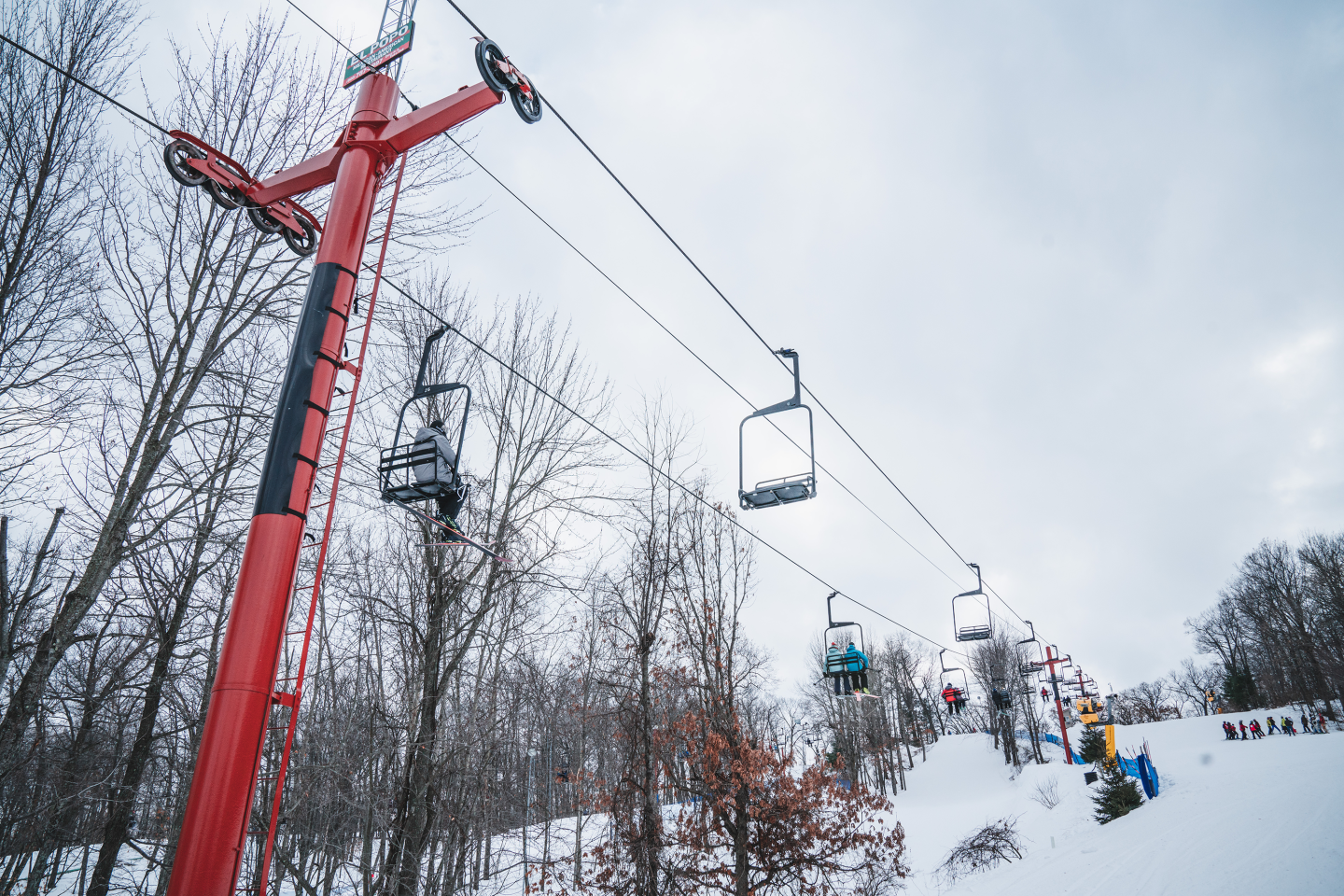 chair lift at ski resort