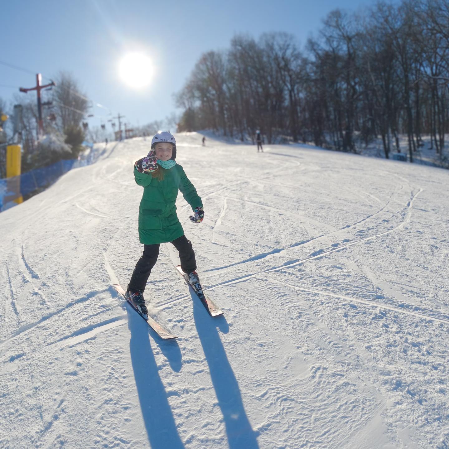 first tracks Friday nordic mountain
