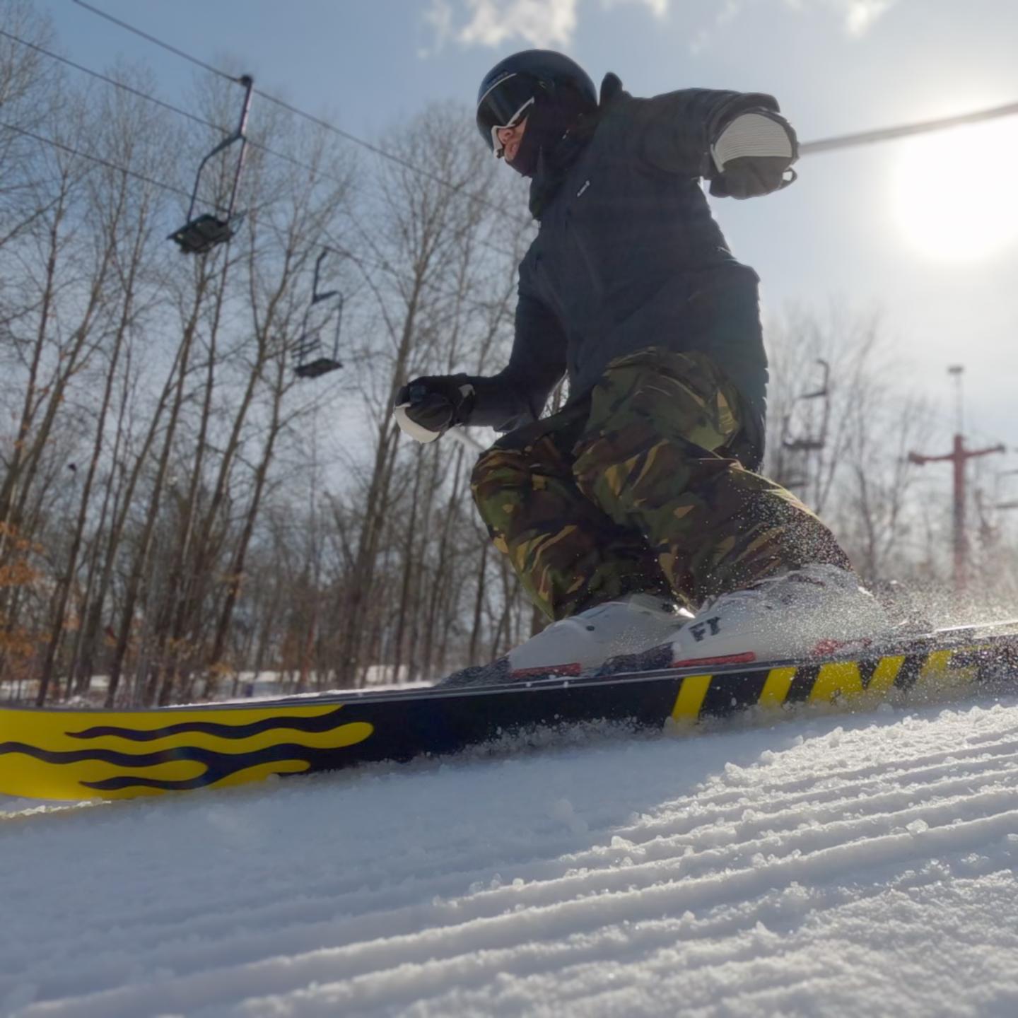 first tracks Friday nordic mountain